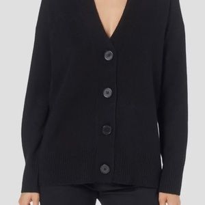 Equipment Elder Cashmere Cardigan sweater in Black